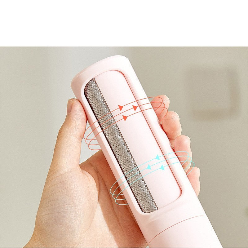 2-in-1 Reusable Pet Hair Remover Self-Cleaning Brush for Cats & Dogs