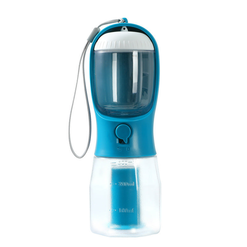 3 in 1 Dog Water Cup Food and Garbage Bag Holder