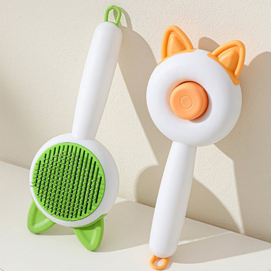 Self-Cleaning Pet Brush – Grooming Comb for Dogs & Cats