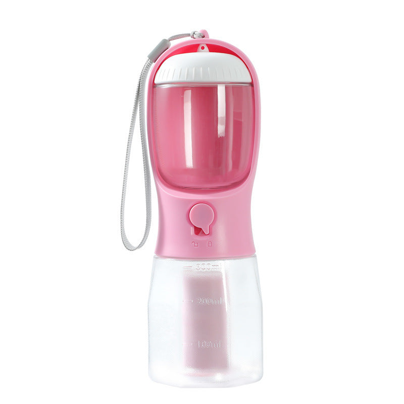 3 in 1 Dog Water Cup Food and Garbage Bag Holder